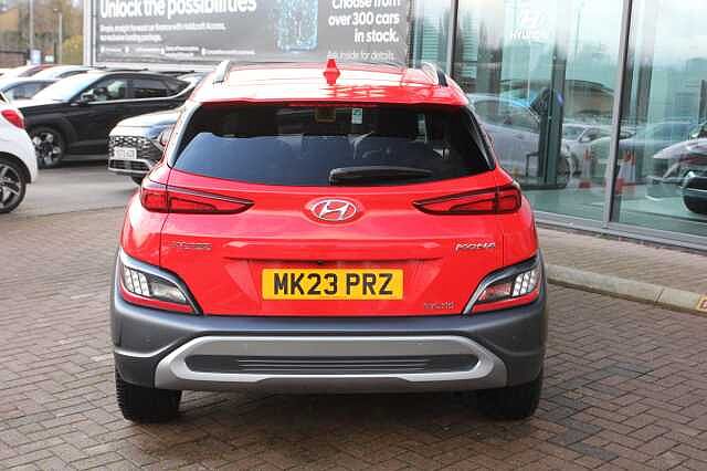 Hyundai KONA 1.6 GDi Hybrid Ultimate 5dr DCT Red