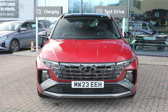 Hyundai TUCSON 1.6 TGDi 48V MHD N Line S 5dr 2WD DCT Red