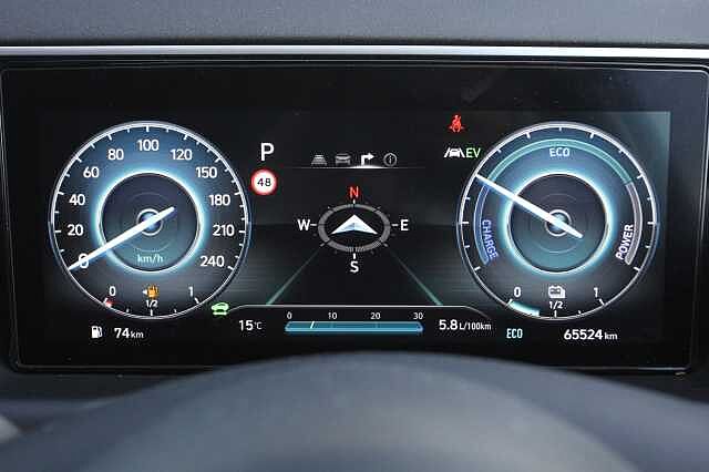 Hyundai TUCSON 1.6 TGDi Hybrid 230 Premium 5dr 2WD Auto Silver