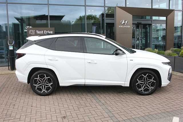 Hyundai TUCSON 1.6 TGDi N Line 5dr 2WD White