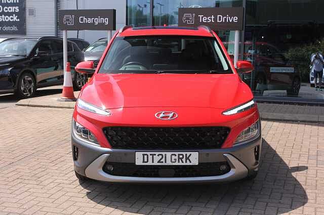 Hyundai KONA 1.6 GDi Hybrid Ultimate 5dr DCT Red