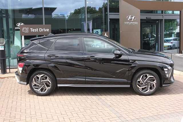 Hyundai KONA 1.6 Hybrid 129 N Line 5dr DCT Black