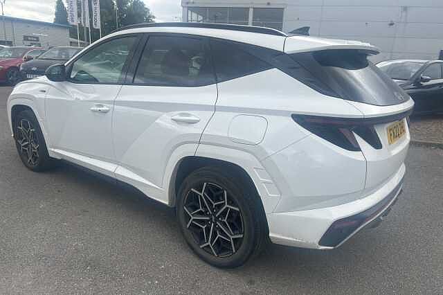 Hyundai TUCSON 1.6 TGDi Hybrid 230 N Line S 5dr 2WD Auto White