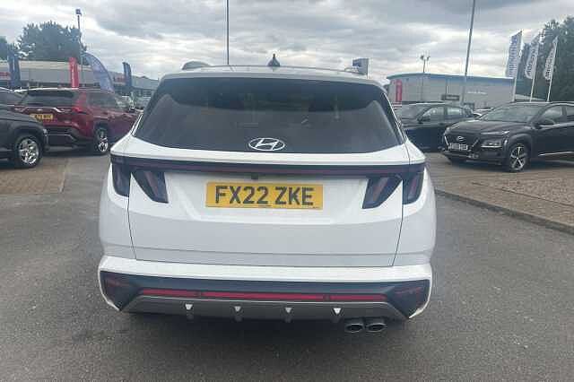 Hyundai TUCSON 1.6 TGDi Hybrid 230 N Line S 5dr 2WD Auto White