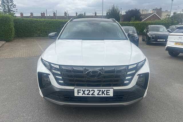 Hyundai TUCSON 1.6 TGDi Hybrid 230 N Line S 5dr 2WD Auto White