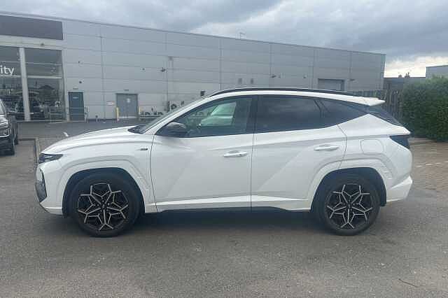 Hyundai TUCSON 1.6 TGDi Hybrid 230 N Line S 5dr 2WD Auto White