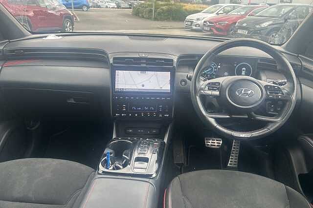 Hyundai TUCSON 1.6 TGDi Hybrid 230 N Line S 5dr 2WD Auto White
