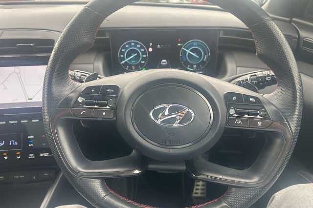 Hyundai TUCSON 1.6 TGDi Hybrid 230 N Line S 5dr 2WD Auto White