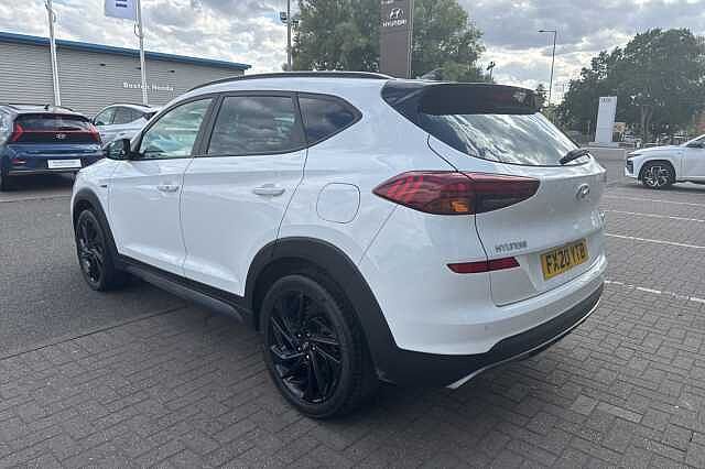 Hyundai TUCSON 1.6 TGDi 177 N Line 5dr 2WD White