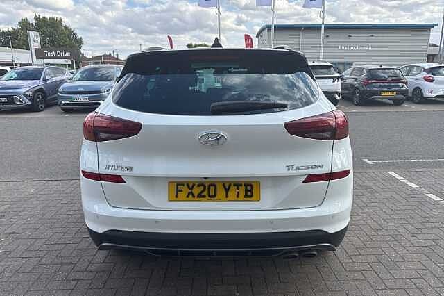 Hyundai TUCSON 1.6 TGDi 177 N Line 5dr 2WD White