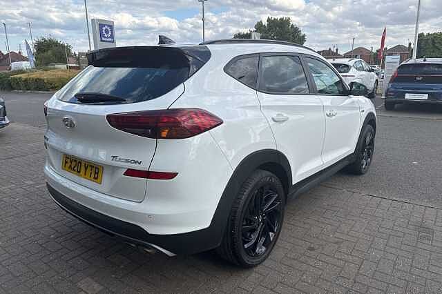 Hyundai TUCSON 1.6 TGDi 177 N Line 5dr 2WD White