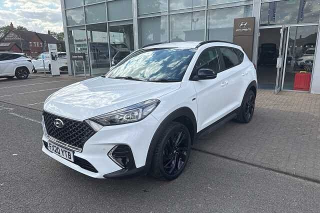 Hyundai TUCSON 1.6 TGDi 177 N Line 5dr 2WD White