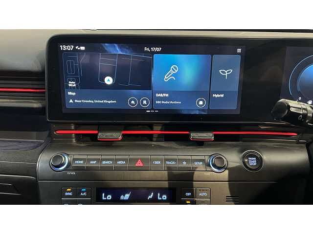 Hyundai KONA KONA 1.6 Hybrid 129 N Line 5dr DCT Abyss Black