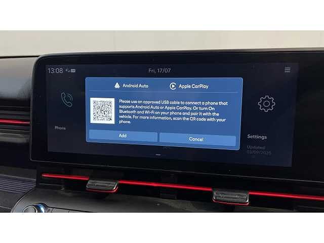 Hyundai KONA KONA 1.6 Hybrid 129 N Line 5dr DCT Abyss Black