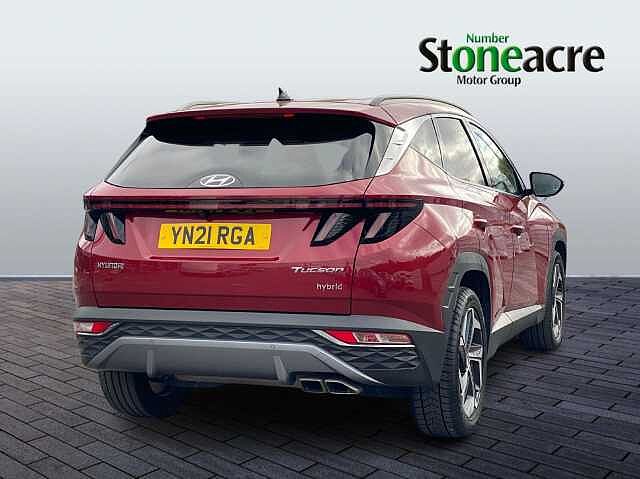 Hyundai TUCSON 1.6 TGDi Hybrid 230 Premium 5dr 2WD Auto Red
