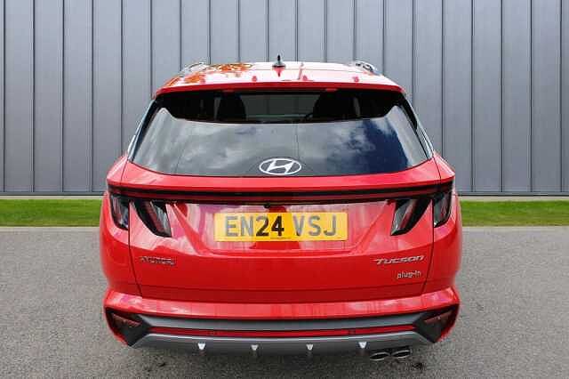 Hyundai TUCSON 1.6 T-GDi 13.8kWh N Line Auto 4WD Euro 6 (s/s) 5dr Red