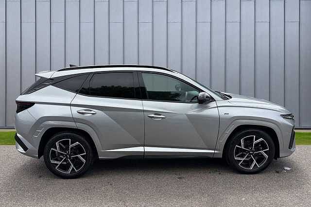 Hyundai TUCSON 1.6 T-GDi N Line S DCT Euro 6 (s/s) 5dr Silver