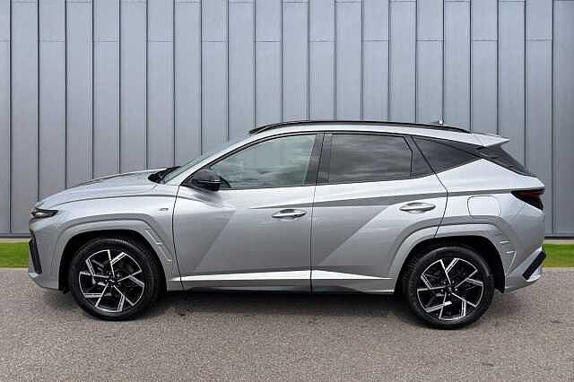 Hyundai TUCSON 1.6 T-GDi N Line S DCT Euro 6 (s/s) 5dr Silver