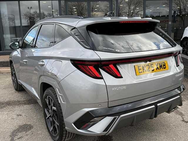 Hyundai TUCSON 1.6 T-GDi 13.8kWh N Line S Auto Euro 6 (s/s) 5dr Silver