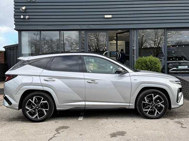 Hyundai TUCSON 1.6 T-GDi 13.8kWh N Line S Auto Euro 6 (s/s) 5dr Silver