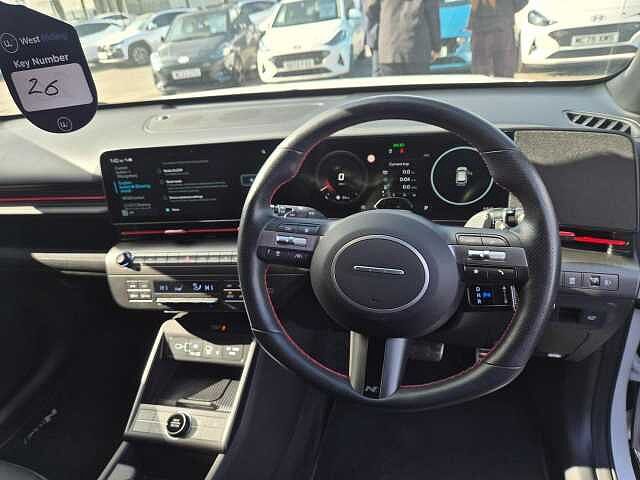 Hyundai KONA 1.6 T-GDi N Line SUV 5dr Petrol DCT Euro 6 (s/s) (138 ps) White