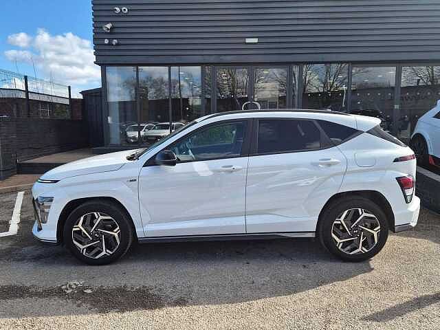 Hyundai KONA 1.6 T-GDi N Line SUV 5dr Petrol DCT Euro 6 (s/s) (138 ps) White