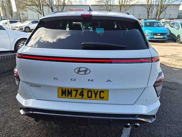 Hyundai KONA 1.6 T-GDi N Line SUV 5dr Petrol DCT Euro 6 (s/s) (138 ps) White