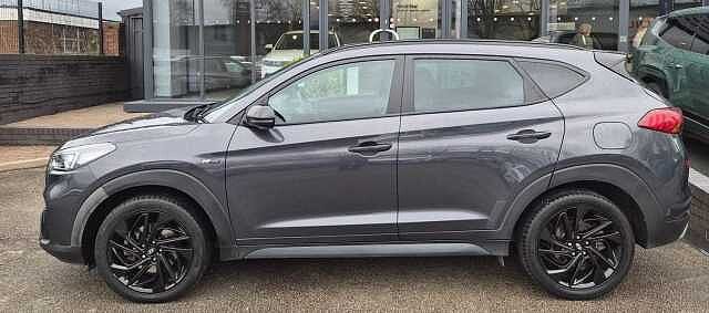Hyundai TUCSON 1.6 CRDi MHEV N Line SUV 5dr Diesel Hybrid DCT Euro 6 (s/s) (136 ps) Grey