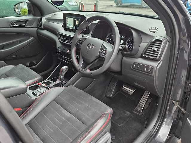 Hyundai TUCSON 1.6 CRDi MHEV N Line SUV 5dr Diesel Hybrid DCT Euro 6 (s/s) (136 ps) Grey