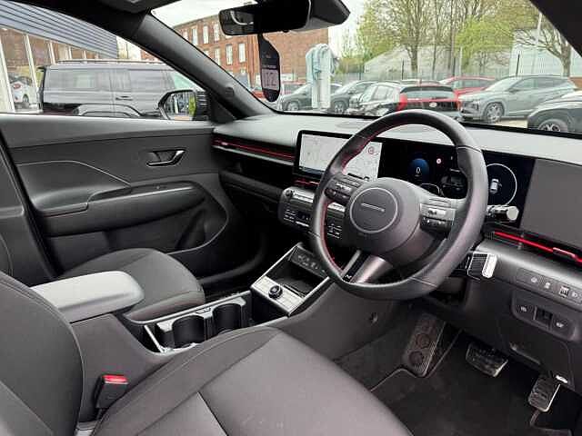 Hyundai KONA 1.6 h-GDi N Line DCT Euro 6 (s/s) 5dr Black