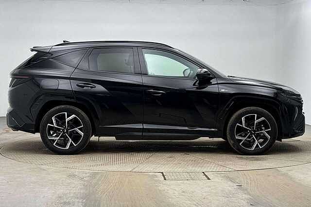 Hyundai TUCSON 1.6 T-GDi 13.8kWh N Line S Auto Euro 6 (s/s) 5dr Black
