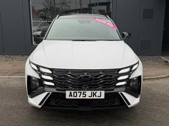 Hyundai TUCSON 1.6T Hybrid N Line 5dr Auto Serenity White