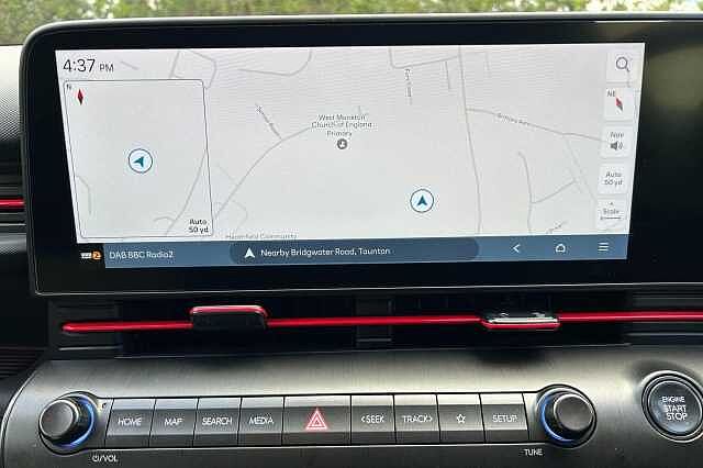 Hyundai KONA 1.6 h-GDi N Line S DCT Euro 6 (s/s) 5dr Black