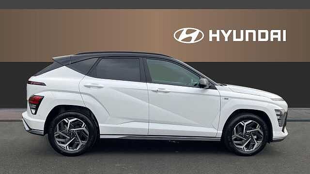Hyundai KONA 1.6T 138 N Line S 5dr DCT Petrol Hatchback Special Solid - Atlas White