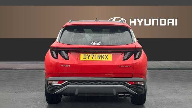 Hyundai TUCSON 1.6 TGDi 48V MHD Ultimate 5dr 2WD DCT Petrol Estate Red