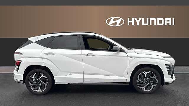 Hyundai KONA 1.6T 138 N Line 5dr DCT Petrol Hatchback Special Solid - Atlas White