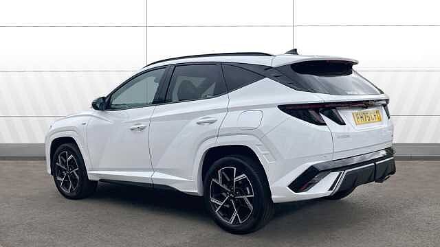 Hyundai TUCSON 1.6T 239 Hybrid N Line 5dr Auto Hybrid Estate White