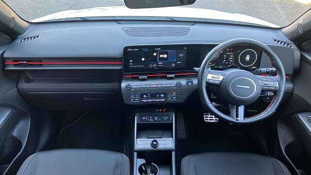 Hyundai KONA 1.6 Hybrid 129 N Line 5dr DCT Hybrid Hatchback White