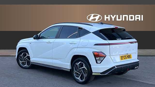 Hyundai KONA 1.6 Hybrid 129 N Line 5dr DCT Hybrid Hatchback White