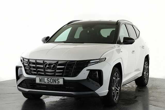 Hyundai TUCSON 1.6 TGDi Plug-in Hybrid N Line 5dr 4WD Auto Estate White