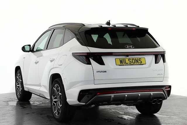 Hyundai TUCSON 1.6 TGDi Plug-in Hybrid N Line 5dr 4WD Auto Estate White