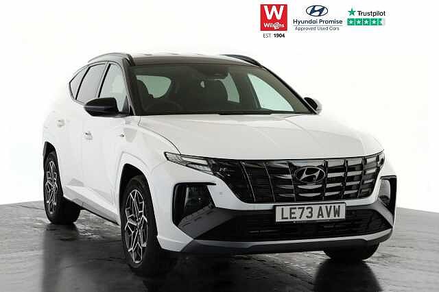 Hyundai TUCSON 1.6 TGDi Plug-in Hybrid N Line 5dr 4WD Auto Estate White