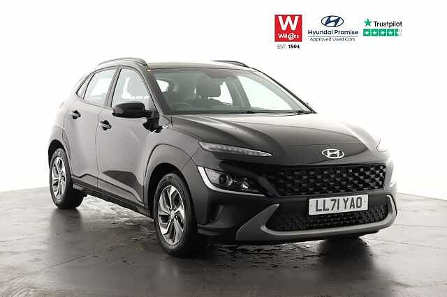 Hyundai KONA 1.6 GDi Hybrid SE Connect 5dr DCT Hatchback Black