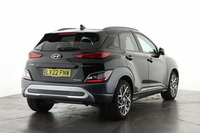 Hyundai KONA 1.6 GDi Hybrid Premium 5dr DCT Hatchback Black