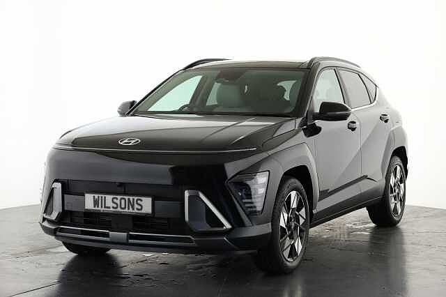 Hyundai KONA 1.6 GDi Hybrid Ultimate 5dr DCT Pearl - Abyss black