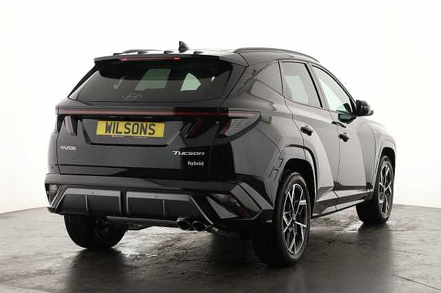 Hyundai TUCSON 1.6T Hybrid N Line 5dr Auto Black