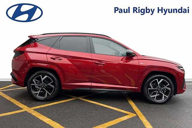 Hyundai TUCSON 1.6T Hybrid N Line S 5dr Auto Red