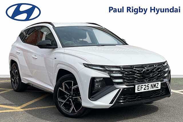 Hyundai TUCSON 1.6T Plug-in Hybrid N Line 5dr Auto White