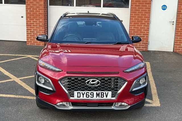 Hyundai KONA 1.6 T-GDi Blue Drive Premium GT 5dr 4WD DCT Red