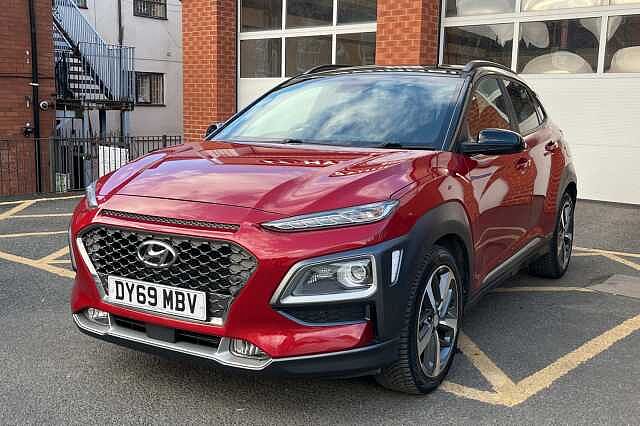 Hyundai KONA 1.6 T-GDi Blue Drive Premium GT 5dr 4WD DCT Red
